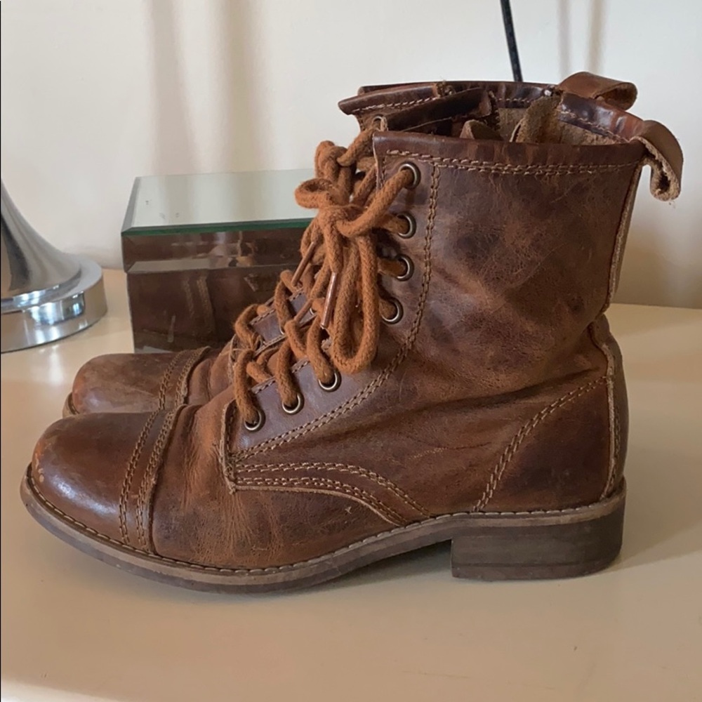 steve madden combat booties